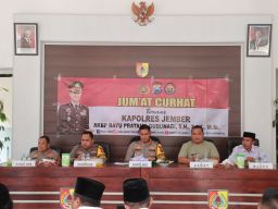 Program Jum'at Curhat Kapolres Jember, Jaga Persatuan Pilkada 2024