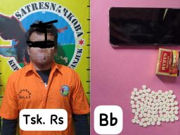 Satresnarkoba Polres Nganjuk Ungkap Dua Kasus Peredaran Okerbaya