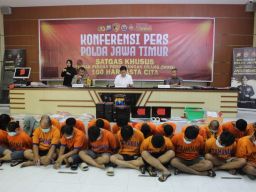 Ditreskrimum Polda Jatim Ungkap 28 Kasus TPPO, Amankan 41 Tersangka