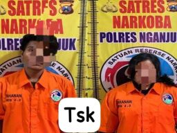 Satresnarkoba Polres Nganjuk Tangkap Dua Pelaku Pengedar Sabu