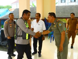 Jelang Pemilu, Kapolres Gresik Gelar Patroli dan Cek Logistik di Kecamatan