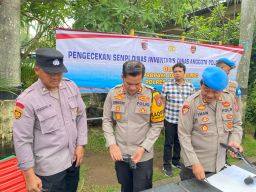 Polres Nganjuk Cek Senjata Api Organik Secara Rutin
