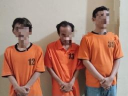 Satresnarkoba Polres Nganjuk Ungkap Kasus Narkoba, Sita Okerbaya dan Sabu dari Tiga Tersangka