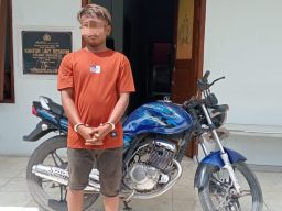 Polsek Driyorejo Tangkap Curanmor Beraksi di Toko Madura