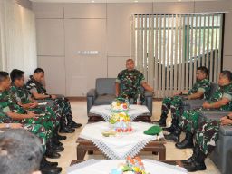 Danrem 084/Bj Sambut Kedatangan Tim Audit Inspektorat Kodam V/Brawijaya