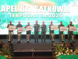 Pangdam V/Brawijaya Hadiri Apel Dansatkowil Terpusat dan Apresiasi Kinerja Kodim 0811/Tuban