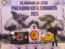 Turnamen Ju-jitsu Piala KONI Surabaya 2025 Jadi Ajang Persiapan Atlet Menuju Porprov 2027
