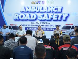 Operasi Keselamatan Semeru 2026, Polres Gresik Fokuskan Ambulance Road Safety