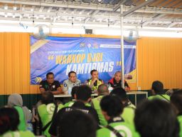 Satlantas polres Gresik Rangkul Driver Ojol dalam Operasi Keselamatan Semeru