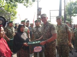 Pangdam V/Brawijaya Pimpin Ground Breaking Jembatan Garuda di Genting Kalianak, Surabaya