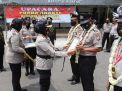 Polres Pelabuhan Tanjung Perak Laksanakan Upacara Purna Bhakti