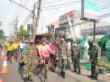 Koramil Driyorejo Jadi Lokasi Check Point Rombongan Gowes Irjenad