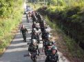 Latih Mental dan Fisik, Siswa Satdik 1 Kodiklatal Tanjung Uban Tempuh Long March Sejauh 16 KM