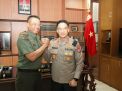 Danrem 084/BJ Terima Kunjungan Kapolrestabes Surabaya, Perekat Sinergitas TNI-Polri