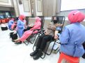 Menyambut HUT Polwan ke-74, Polda Jatim Gelar Goes to School, Donor Darah dan Baksos
