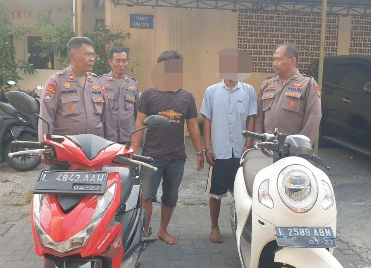 Polisi tangkap tersangka Curanmor beserta barang buktinya