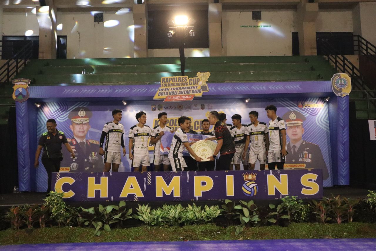 Turnamen Bola Voli Kapolres Tulungagung Cup