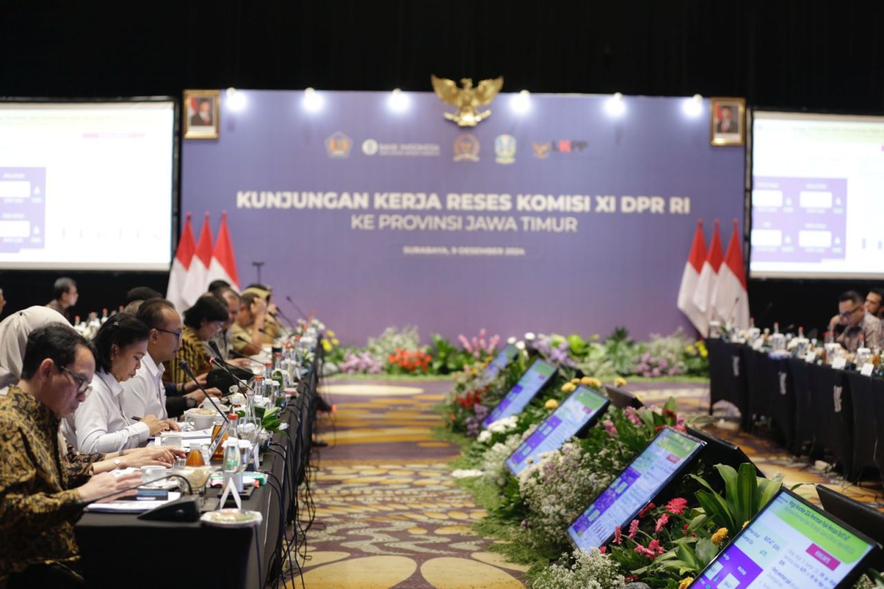 Kunjungan kerja reses komisi XI DPR RI ke Jatim