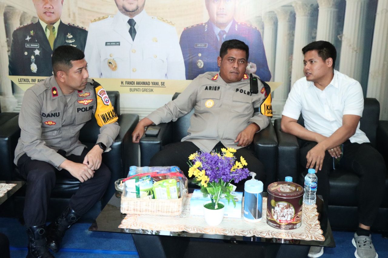 Kapolres Gresik Cek Kesiapan Pospam dan Posyan di Operasi Lilin Semeru 2024