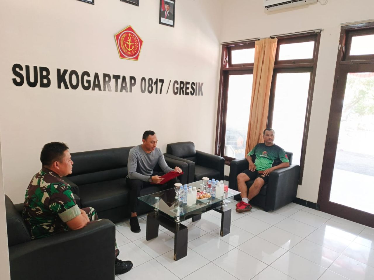 Pererat Silaturahmi, Dandim 0817/Gresik Sambangi Sub Kogartap 0817/Gresik