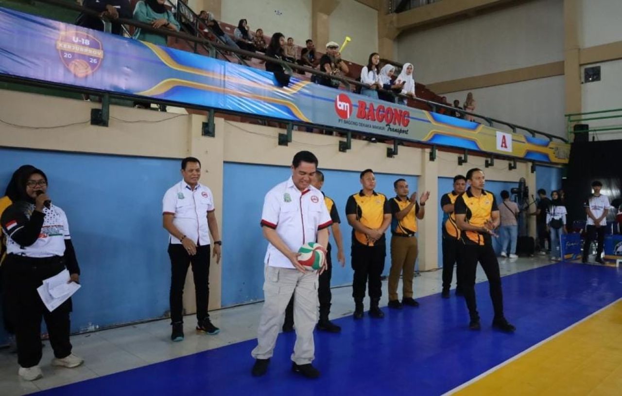 Kejurprov Bola Voli Indoor U-18 Antar Klub se Jatim Tahun 2026 Dibuka, Ajang Gali Potensi Atlet Muda