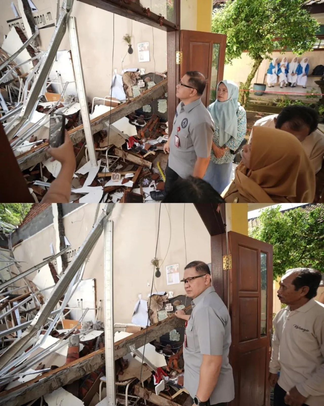 Kadindik Jatim Cek Langsung Dampak Kerusakan Ruang Kelas di Kabupaten Malang