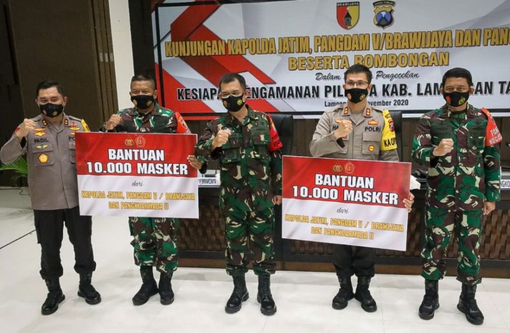 Kapolda Jatim, Polres Lamongan, Pangdam V Brawijaya dan Pangkoarmada ll