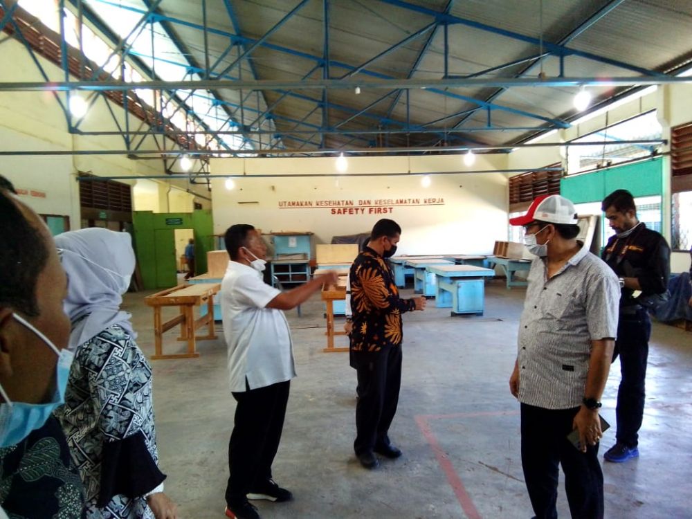 Kunjungan Kadis  PK Propinsi Aceh ke SMKN 1 Bireuen