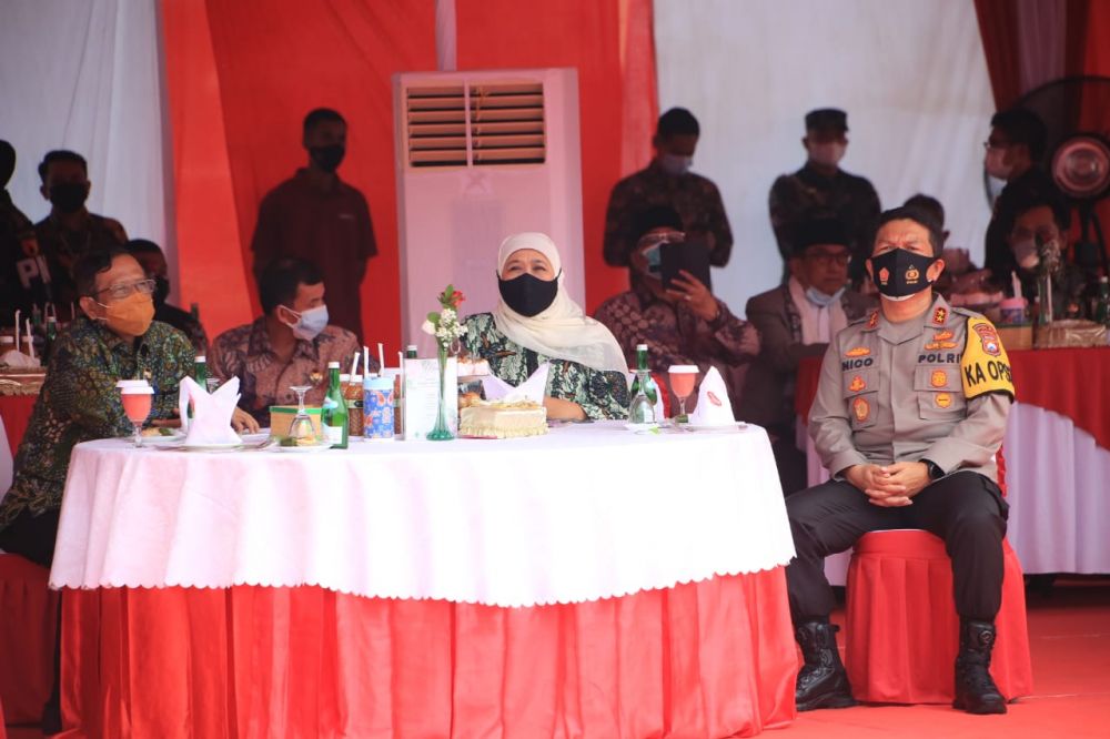 Forkopimda Jatim dampingi Menkopolhukam saat Silaturahim ke Jatim