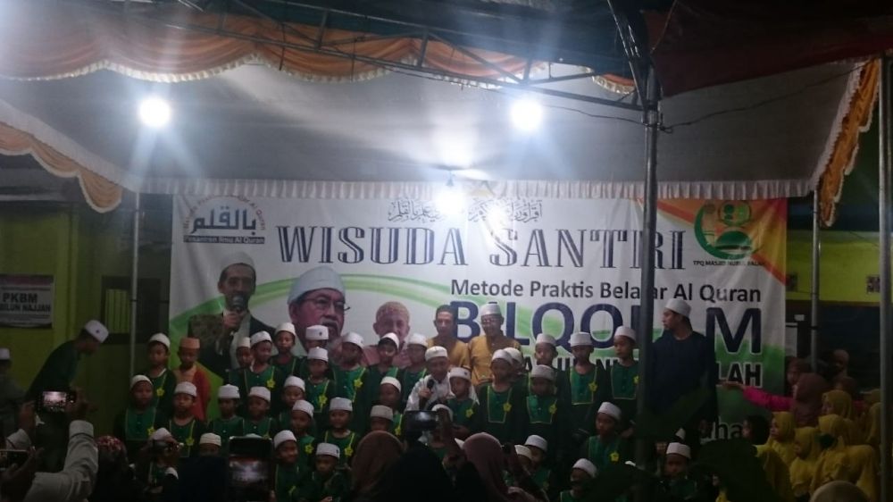 Wisuda Santri Sekolah TPQ Nurul Falah Saat Pandemi