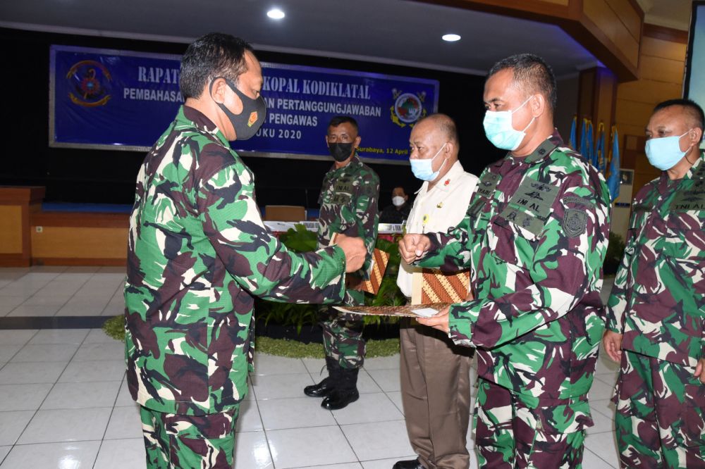 Komandan Kodiklatal Buka Rapat Anggota Puskopal Tahun 2021