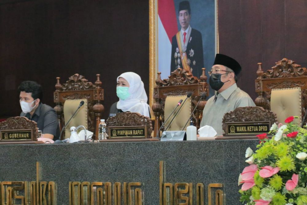 Gubernur Jatim hadiri sidang Paripurna DPRD Provinsi Jatim