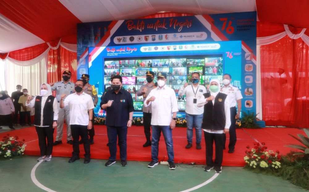 Forkopimda Jatim dampingi kunjungan 3 menteri ke Bojonegoro