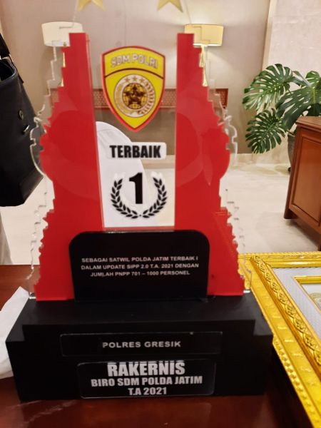 Polres Gresik Ditengah Pandemi Sabet 2 Penghargaan