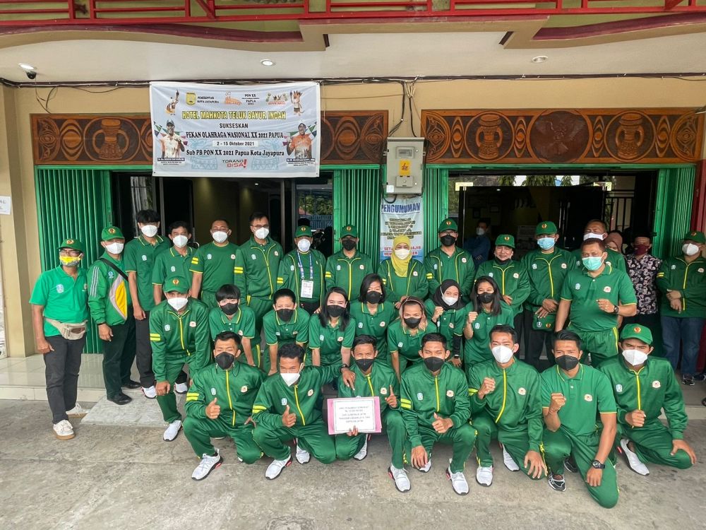 Atlet Jatim yang berlaga di PON XX Papua mendapatkan dukungan dari Forkopimda Jatim