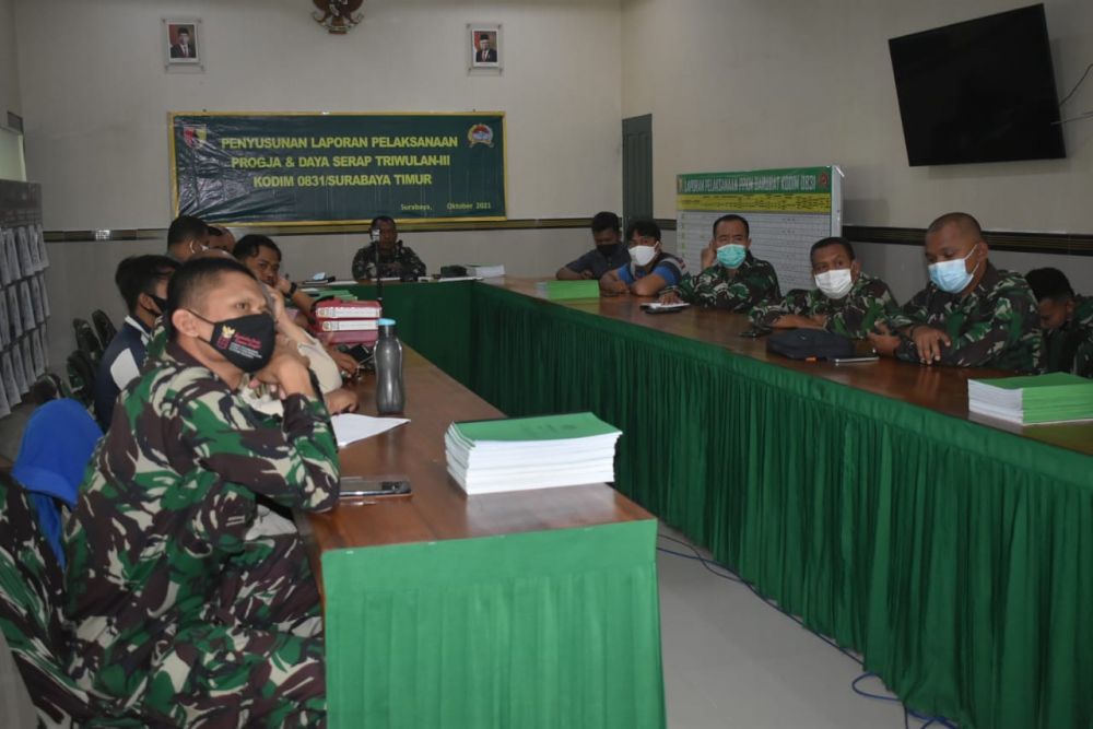 Penyusunan laporan progja dan daya serap triwulan