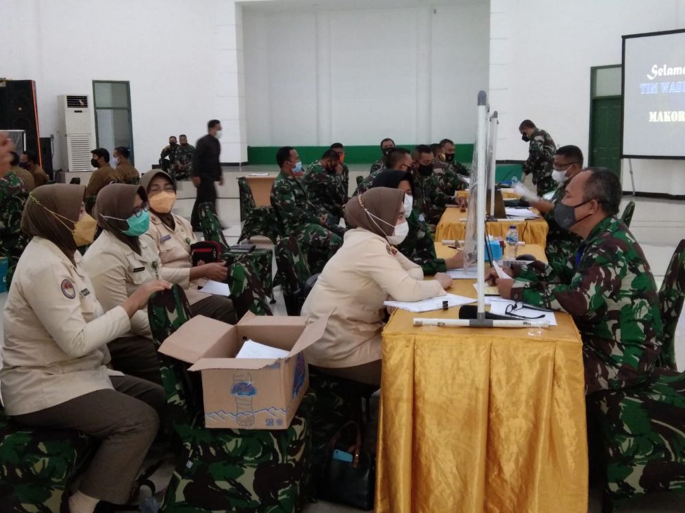 Korem 084/BJ Terima Kunjungan Tim Wasrik Current Audit dari Itjenad