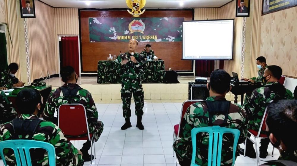 Prajurit Kodim 0817 Terima Pembekalan Permildas dari Tim Kodiklatad