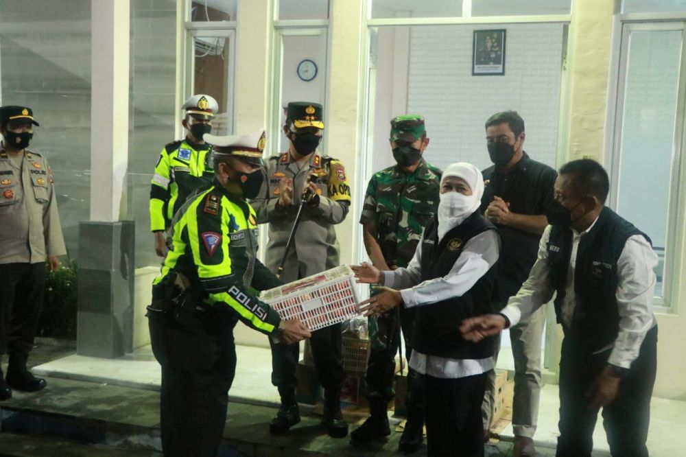 Forkopimda Jatim keliling untuk cek pos pengamanan tahun baru