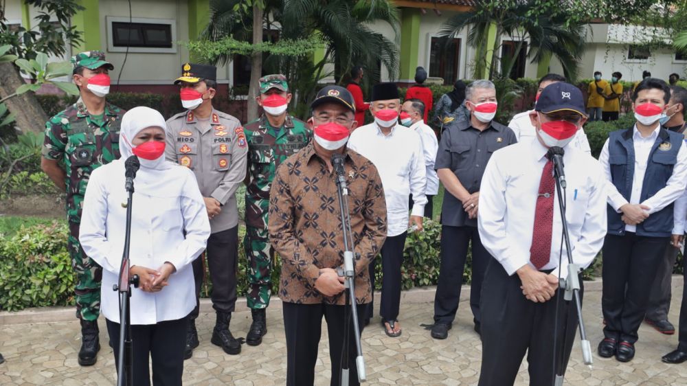 Menko PMK dan Forkopimda Jatim Hadiri Pencanangan Uji Klinis Fase 1 Vaksin Merah Putih