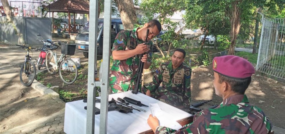 Kodiklatal saat gelar pemilihan Tamtama TNI AL teladan