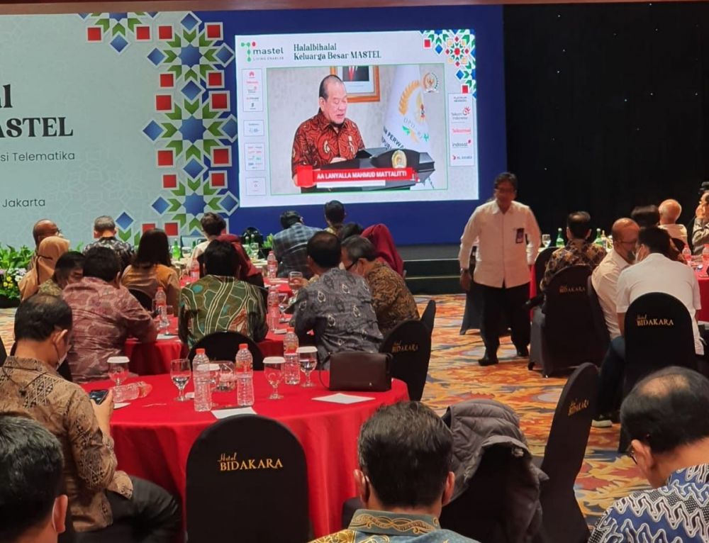 Ketua DPD RI AA LaNyalla Mahmud Mattalitti secara virtual Silaturahmi sinergi di era konvergensi telematika