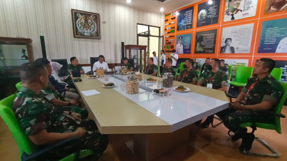 Kegiatan KKL Pasis Dikreg LXll Seskoad 2022 di Aula Tompomas IPP Sumedang