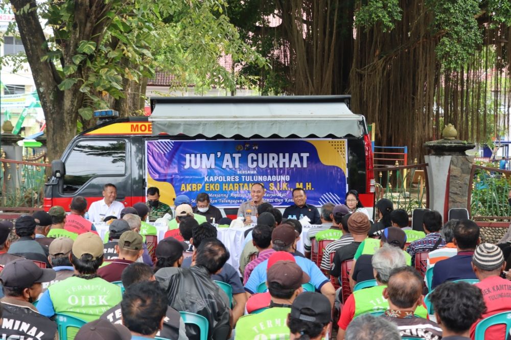 Polres Tulungagung bersama Forkopimda gelar Jum'at Curhat