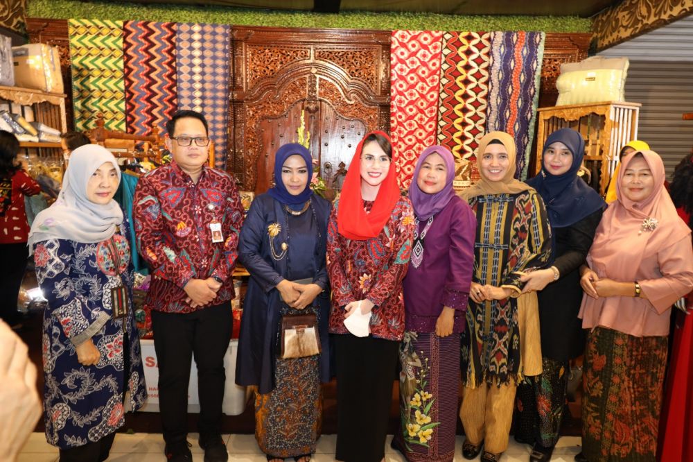 Jalasenastri Bakor Surabaya ikut ramaikan pameran Batik Bordir dan aksesoris Fair 2023