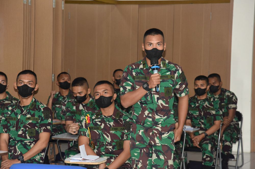 Tambah Bekal Kedinasan, 44 Perwira PK Angkatan 29B Susgakes TNI AL Ikuti Pembekalan Kadisminpersal