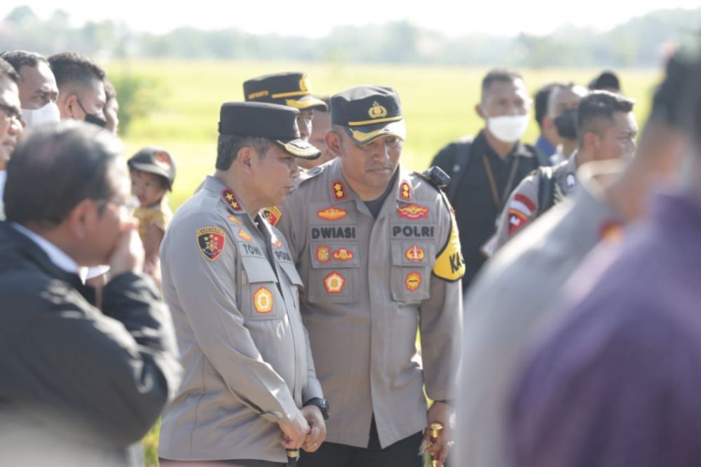 Kunjungan Presiden RI, Kapolda Jatim Sampaikan Terimakasih ke Petugas Keamanan