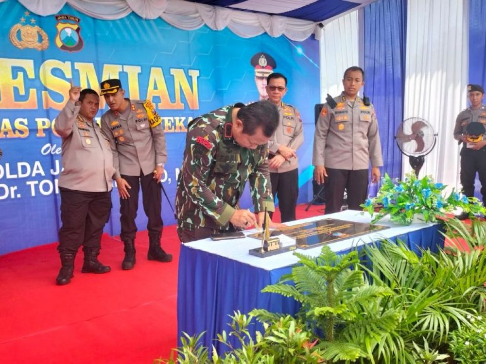 Gedung Satpas SIM di Polres Pamekasan Diresmikan Kapolda Jatim