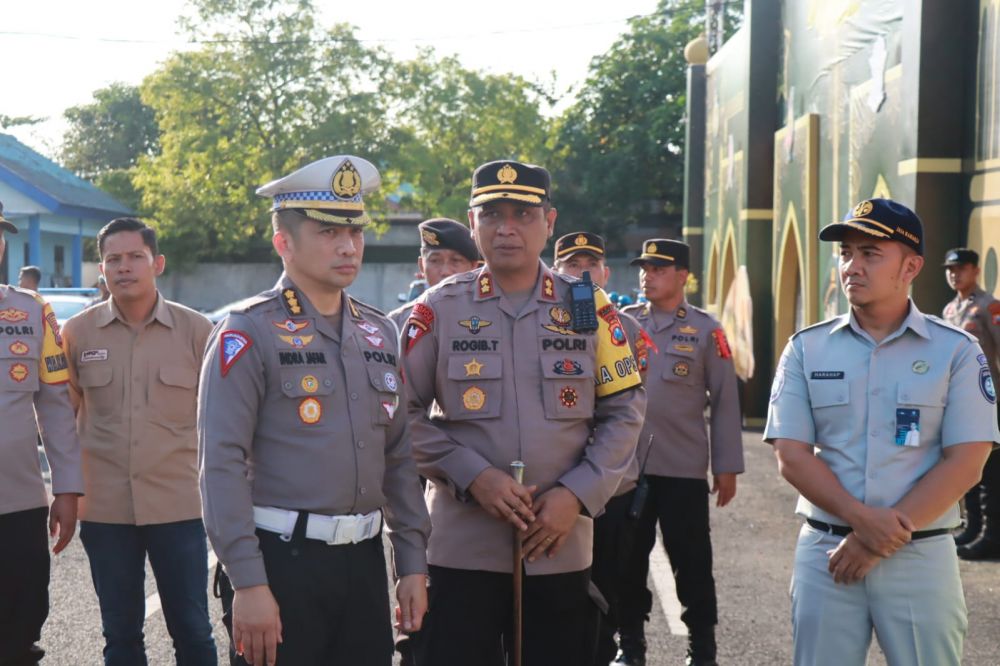 Mudik Aman Berkesan, Tim Pamatwil Korlantas Polri Cek Posyan Bojonegoro