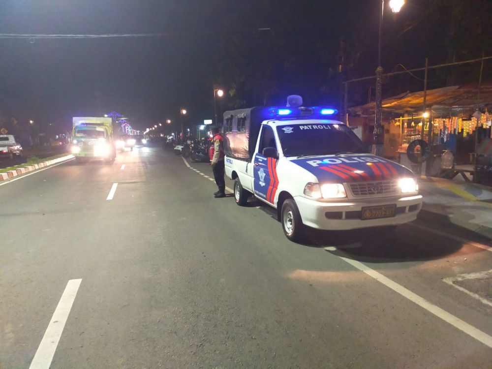 Polresta Mojokerto Patroli KRYD, Antisipasi Bali 2 Jalur Rawan